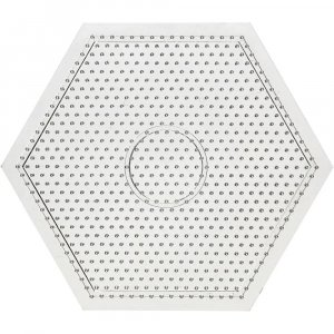 Perlenfliesen - Klar - Sechseckig - 15x15 cm - 1 Stk Perlenfliesen - Klar - Sechseckig - 15x15 cm - 1 Stk