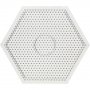 Perlenfliesen - Klar - Sechseckig - 15x15 cm - 1 Stk
