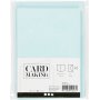 Karten und Umschlge - Hellblau 11,5 x 16,5 cm - 6 Sets