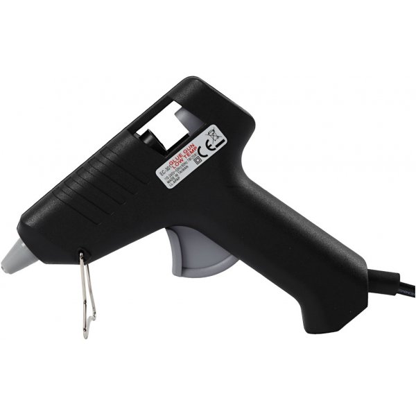 Heiklebepistolen mit Kleber -130 C - Niedrige Temperatur - Set mit 6 Pistolen und 200 Klebesticks