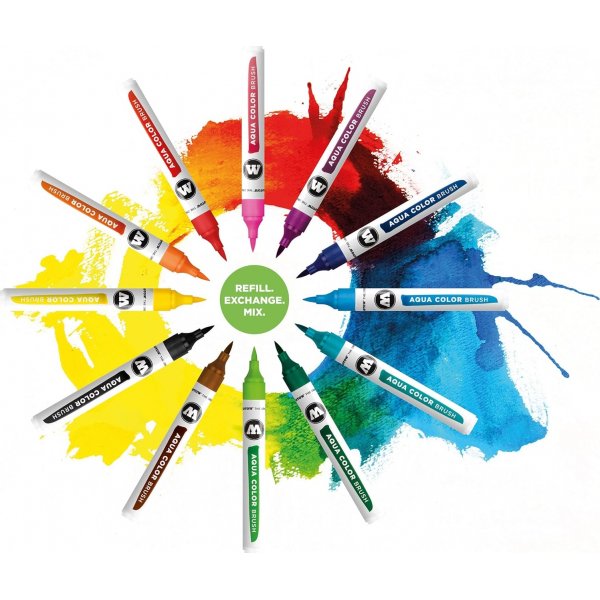 Aquarellmarker Molotow Aqua Color Brush