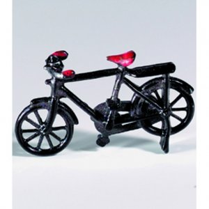 Miniatur 50 x 30 mm - schwarzes Fahrrad Miniatur 50 x 30 mm - schwarzes Fahrrad