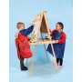 Staffelei, Bleistift und Whiteboard
