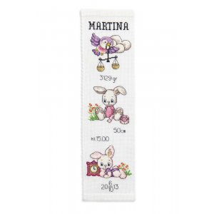 Stickset Geburtsschleier - Mädchen Stickset Geburtsschleier - Mädchen