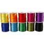 Satinschnur - krftige Farben - 10 x 50 m