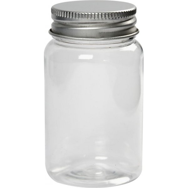 Plastikglas mit Deckel - 100 ml - 10 Stk