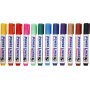 Whiteboardmarker 4 mm - Gemischte Farben - 12 Stk