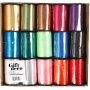Geschenkkordel - gemischte Farben - glnzend - 15 x 250 m