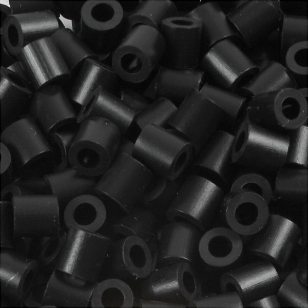 Rhrenperlen - schwarz (32220) - mittel - 1100 Stk
