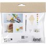 Mini-DIY-Kit Farbe, gemischte Farben, Glaskegel