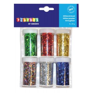 Glitzer-Streubasis Glitzer-Streubasis