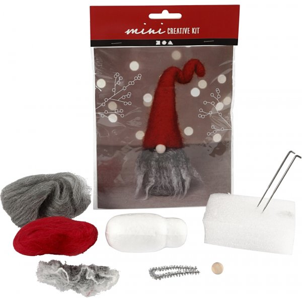 Mini-DIY-Kit - Elfe mit grauem Bart