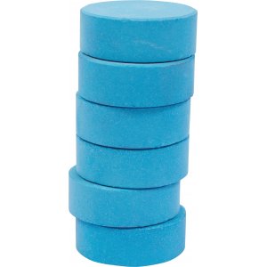 Farbpucks 44 mm - blau - 6 Stk Farbpucks 44 mm - blau - 6 Stk