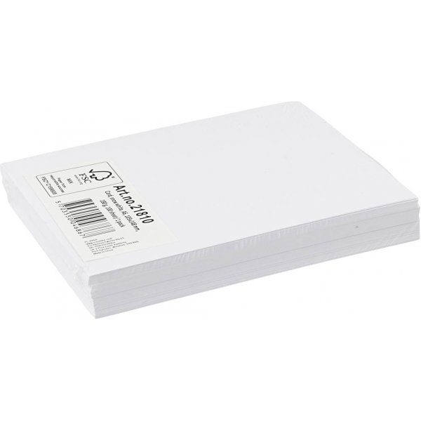 Farbiger Karton - wei - A6 - 180 g - 100 Blatt