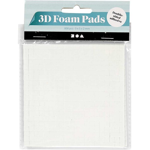 Fixierpads 3D - wei - 2 x 400 Stk