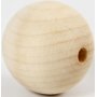 Holzperlen - 50 mm - 4 Stk