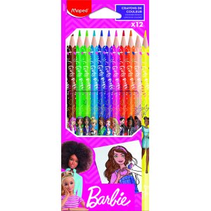 Buntstiftset - Maped - 12 Barbie-Bleistifte Buntstiftset - Maped - 12 Barbie-Bleistifte
