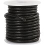 Lederband - Schwarz - 3 mm - 5 m