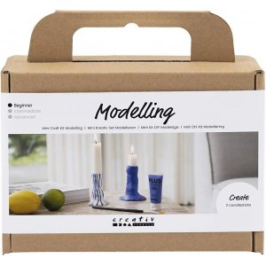 Mini-DIY-Kit Modellierung, Kerzenständer Mini-DIY-Kit Modellierung, Kerzenständer