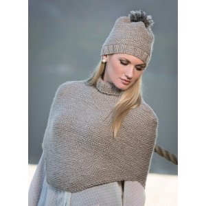 Strickanleitung - Poncho und Mütze (1309-6) Strickanleitung - Poncho und Mütze (1309-6)