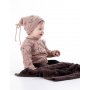 Strickmuster - Muster gestrickter und glatt gestrickter Pullover, Mtze und Decke
