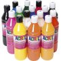 Acrylfarbe - Grundfarben - 15x500 ml