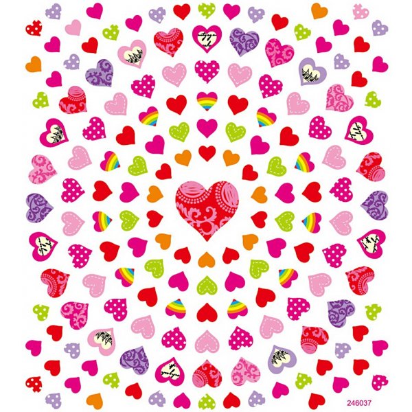 Aufkleber - kleine Herzen