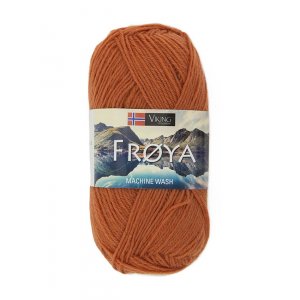 Wikingergarn Fröya 50g - Orange (236) Wikingergarn Fröya 50g - Orange (236)