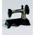 Miniatur 3 x 1,5 cm - schwarz Nähmaschine nostalgisch Miniatur 3 x 1,5 cm - schwarz Nähmaschine nostalgisch