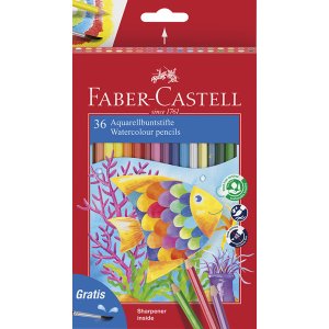 Aquarellstiftset - Faber-Castell - 36-tlg Aquarellstiftset - Faber-Castell - 36-tlg