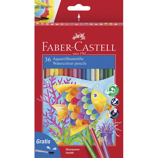 Aquarellstiftset - Faber-Castell - 36-tlg