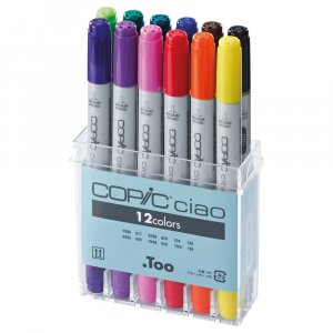 Copic Ciao Set - 12 Stifte - Grundfarben Copic Ciao Set - 12 Stifte - Grundfarben