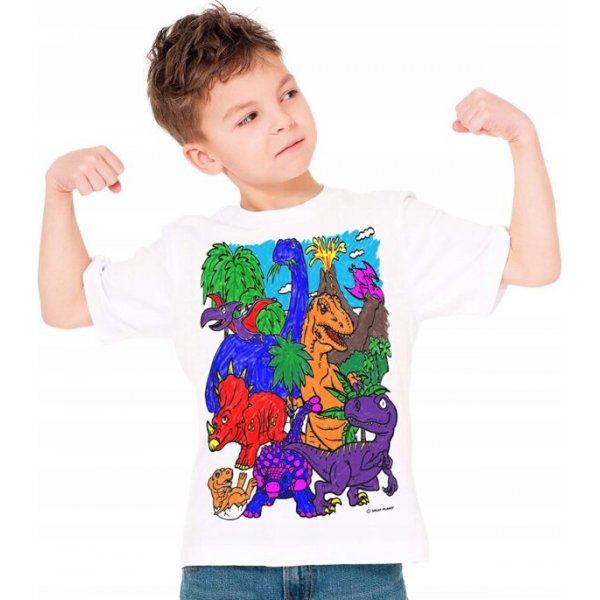 Färben Sie Ihr T-Shirt - Dinosaurier Färben Sie Ihr T-Shirt - Dinosaurier