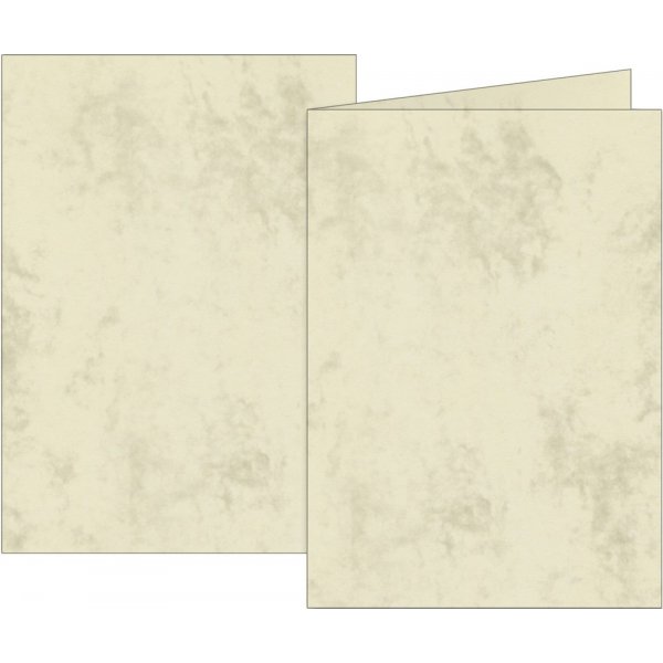 Briefpapier - A6 marmoriert