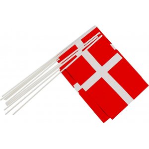 Papierfahnen - Dänemark - 10 Stk Papierfahnen - Dänemark - 10 Stk