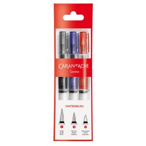 Pinselstift Caran d'Ache - 3 leere Pinselstifte Pinselstift Caran d'Ache - 3 leere Pinselstifte