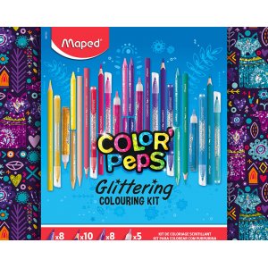 Bastelset - Maped - Glitzer-Farbstift-Set Bastelset - Maped - Glitzer-Farbstift-Set