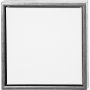 ArtistLine Leinwand mit Rahmen - Antiksilber/Wei - 34 x 34 cm
