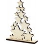 Weihnachtsbaum aus Sternen - 14,7 x 19,6 cm