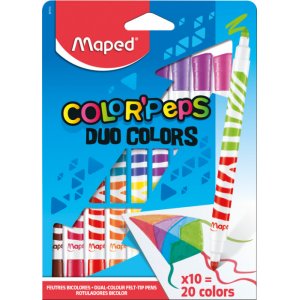 Faserstiftset - Maped - Color´Peps Duo 10er-Pack Faserstiftset - Maped - Color´Peps Duo 10er-Pack