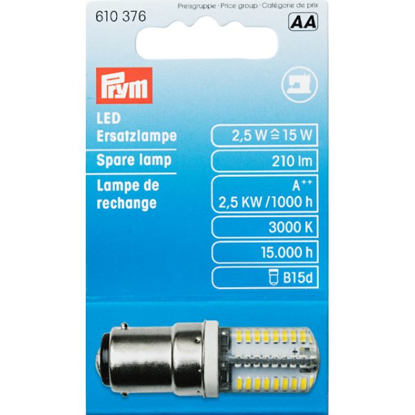 Nhmaschinenlampe mit Bajonettsockel LED