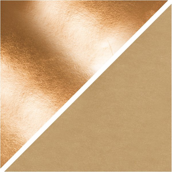 Lederpapier - Rosgold - glatt, Folie - 1 m