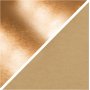 Lederpapier - Rosgold - glatt, Folie - 1 m