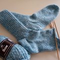 Kundenbild Sox 50g - Türkis/Dunkeltürkis/ungebleicht (11)