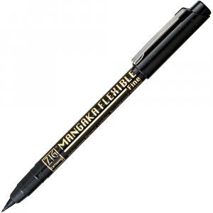 Fineliner ZIG Mangaka Flexible Schwarz Fineliner ZIG Mangaka Flexible Schwarz