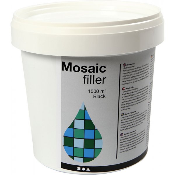 Mosaikmrtel - Schwarz - 1000 ml