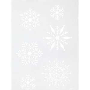 Schablone - Schneeflocke - A4 Schablone - Schneeflocke - A4