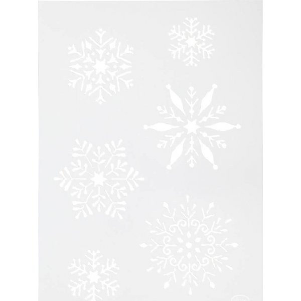 Schablone - Schneeflocke - A4