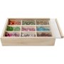 Box mit Fchern und Schutzdeckel