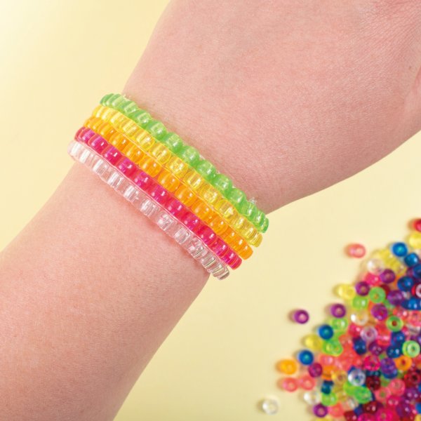 Kleine Kongoperlen transparent - 450 g